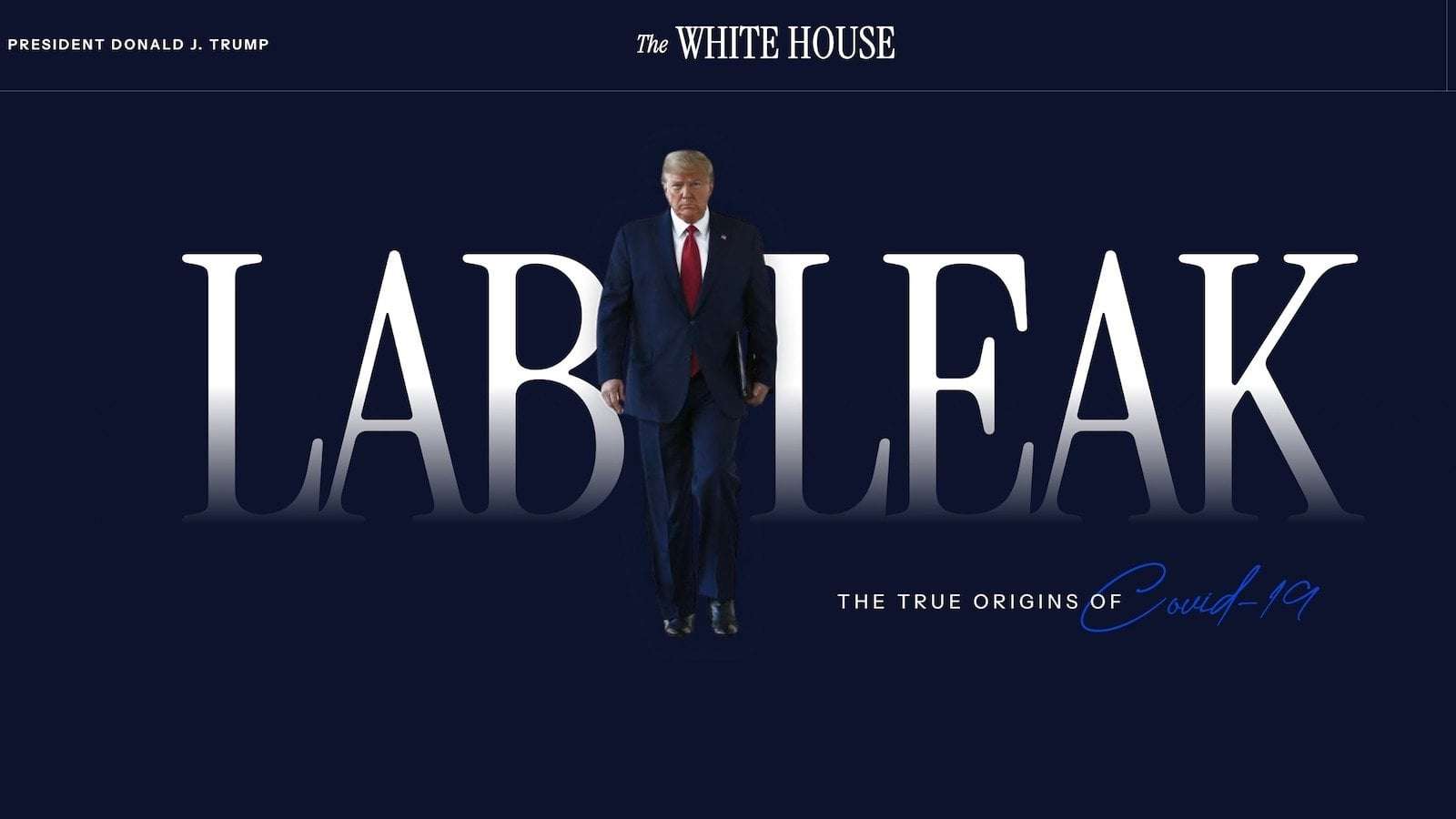 image for White House changes COVID.gov web page to page supporting lab leak theory