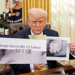 image for It seems like Garcia happened to get a tattoo in the same font Trump's team titled the image with