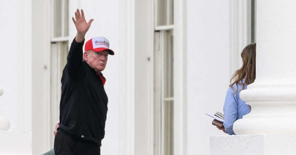 image for Trump Skips Church to Go on Unhinged Easter Posting Spree Instead