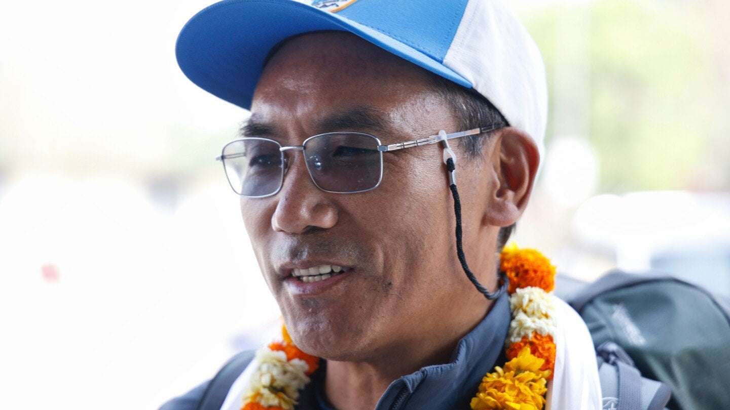 image for Famed Sherpa guide will attempt to climb Mount Everest for a 31st time and break his own record