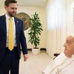 image for Pope Francis meeting JD Vance, a day later, he died