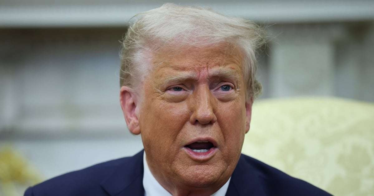 image for Terrified Trump Flees Tariffs War After CEOs’ ‘Empty Shelves’ Warning