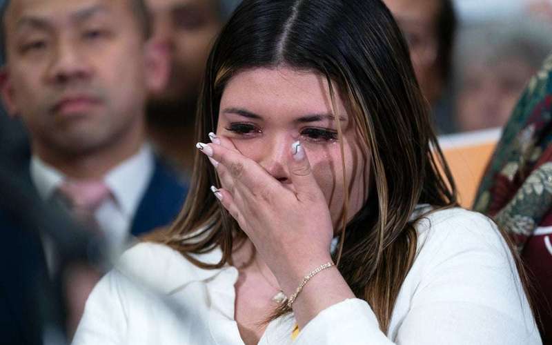 image for Wife of wrongly deported Maryland man Kilmar Abrego Garcia forced into safe house after government posts address online