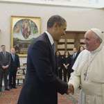 image for Pope Francis & Barack Obama on March 27 2014, where their talks focused on U.S.-Cuban reconciliation