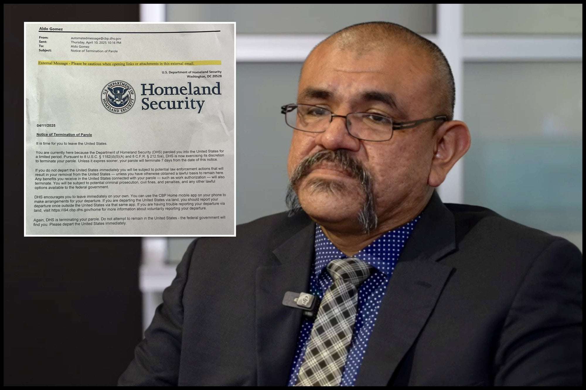 image for California Man Ordered to Leave the U.S. 'Immediately' Despite Providing Birth Certificate: 'I'm Not Trying to Be One of the Government's Mistakes'