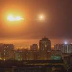 image for "Ballistic missile explodes in the sky over Kyiv" — from Reuters