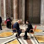 image for Trump and Zelensky face off in the Vatican today.