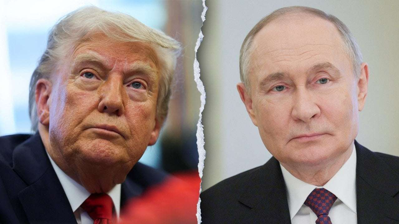 image for Trump blasts Putin, questioning if Russian leader wants peace or is just 'tapping me along'