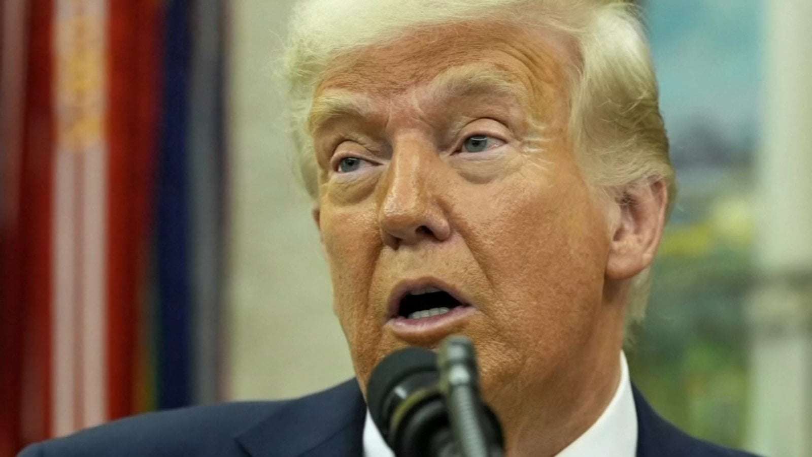 image for Trump has lowest 100-day approval rating in 80 years: POLL