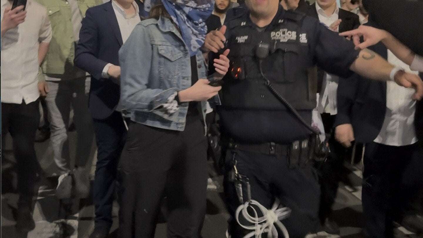 image for Mob chased Brooklyn woman after mistaking her for protester at speech by Israeli security minister