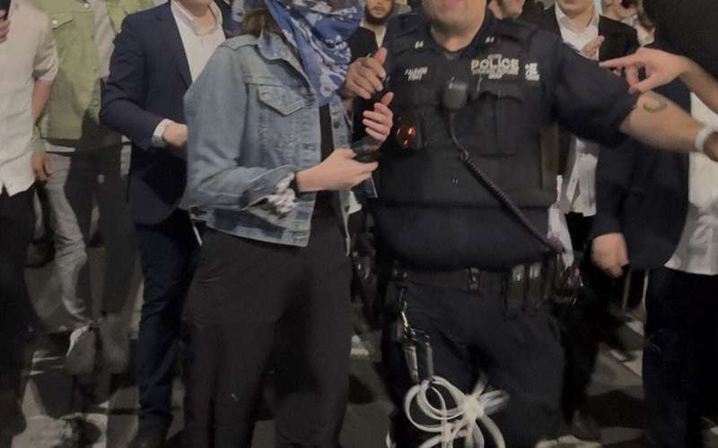 image for Mob chased Brooklyn woman after mistaking her for protester at speech by Israeli security minister
