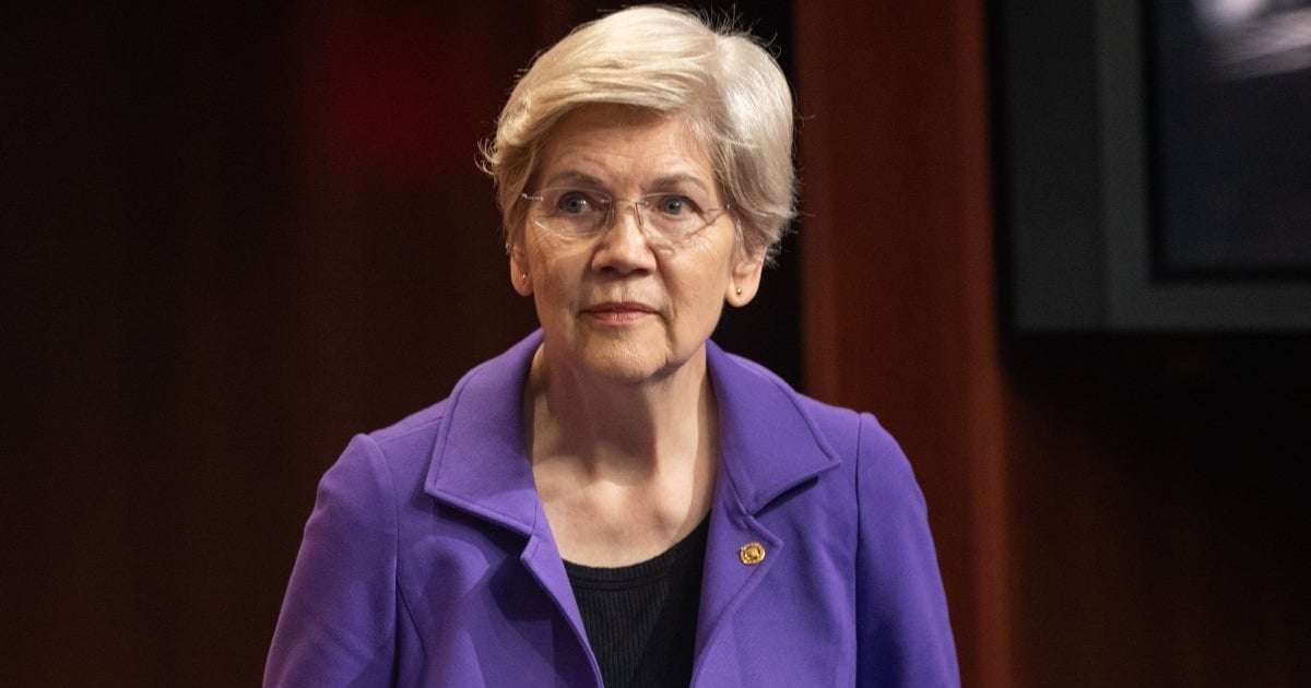 image for Elizabeth Warren Marks 100 Days Of Trump By Reading Aloud 100 Reports Of His Corruption