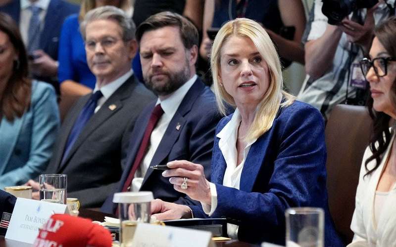 image for Pam Bondi Flatters Trump With Claim That 75% of America Would Be Dead if Not For Him