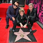 image for Green Day received their star on the Hollywood Walk of Fame today!
