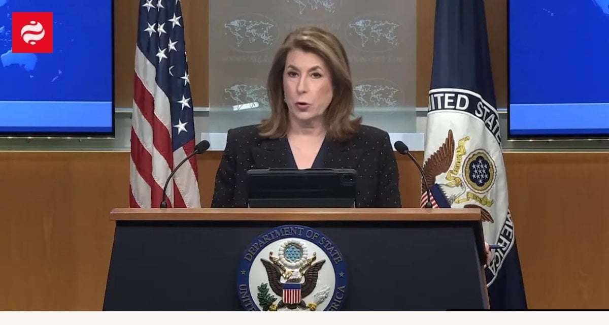 image for The State Department said the US would no longer mediate in the negotiations, but later denied this