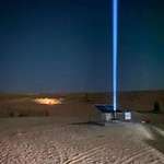 image for Laser beacons in the Al Nafud Desert to guide lost travellers to water sources [non-oc]