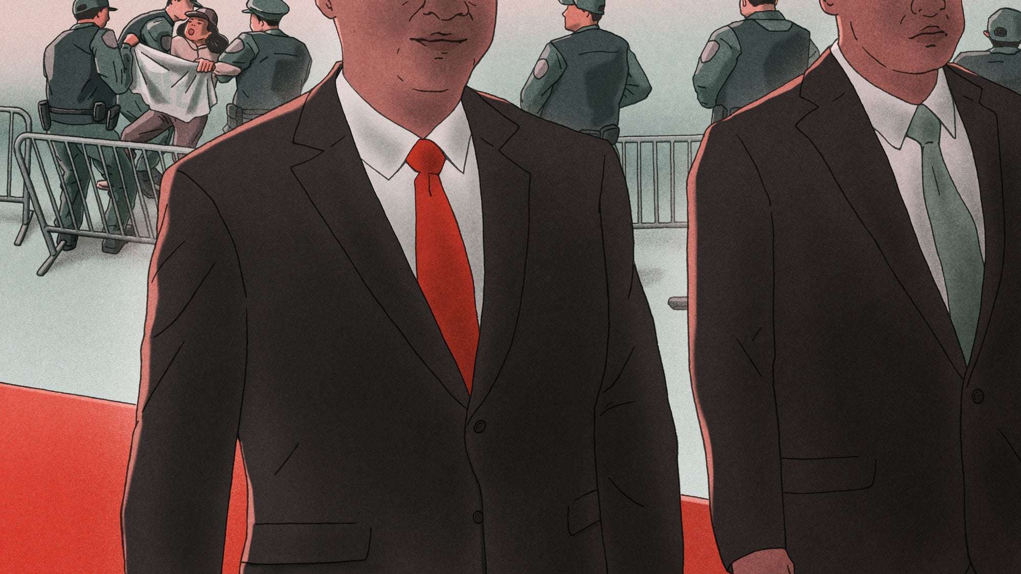 image for As President Xi Jinping traveled the world, police swept peaceful protesters off the streets
