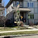 image for [OC] My neighbour getting their moneys worth out of their Halloween decorations still.