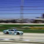 image for I went to my first NASCAR race today, I shot this photo by turning my body as the car sped by [OC]