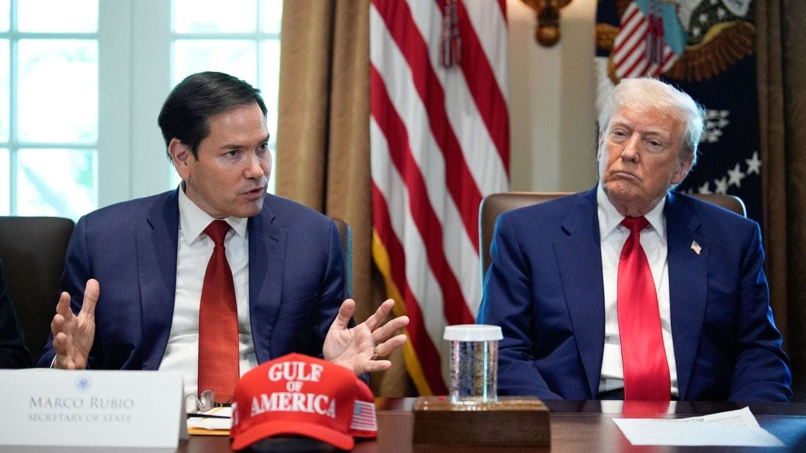 image for Democrats Denounce Rubio Holding Four Roles in Trump Administration