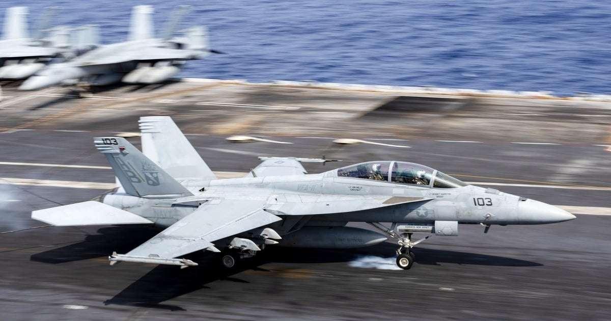 image for Second fighter jet crashes into the sea after landing failure on USS Harry S. Truman
