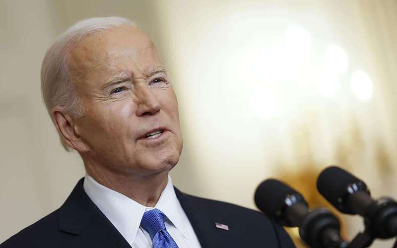 image for Biden on Trump's approach to Russia: Anyone who thinks Putin will stop after Ukraine is foolish