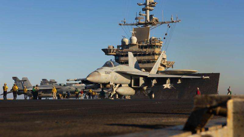 image for USS Harry S. Truman: Second US Navy jet is lost at sea from aircraft carrier