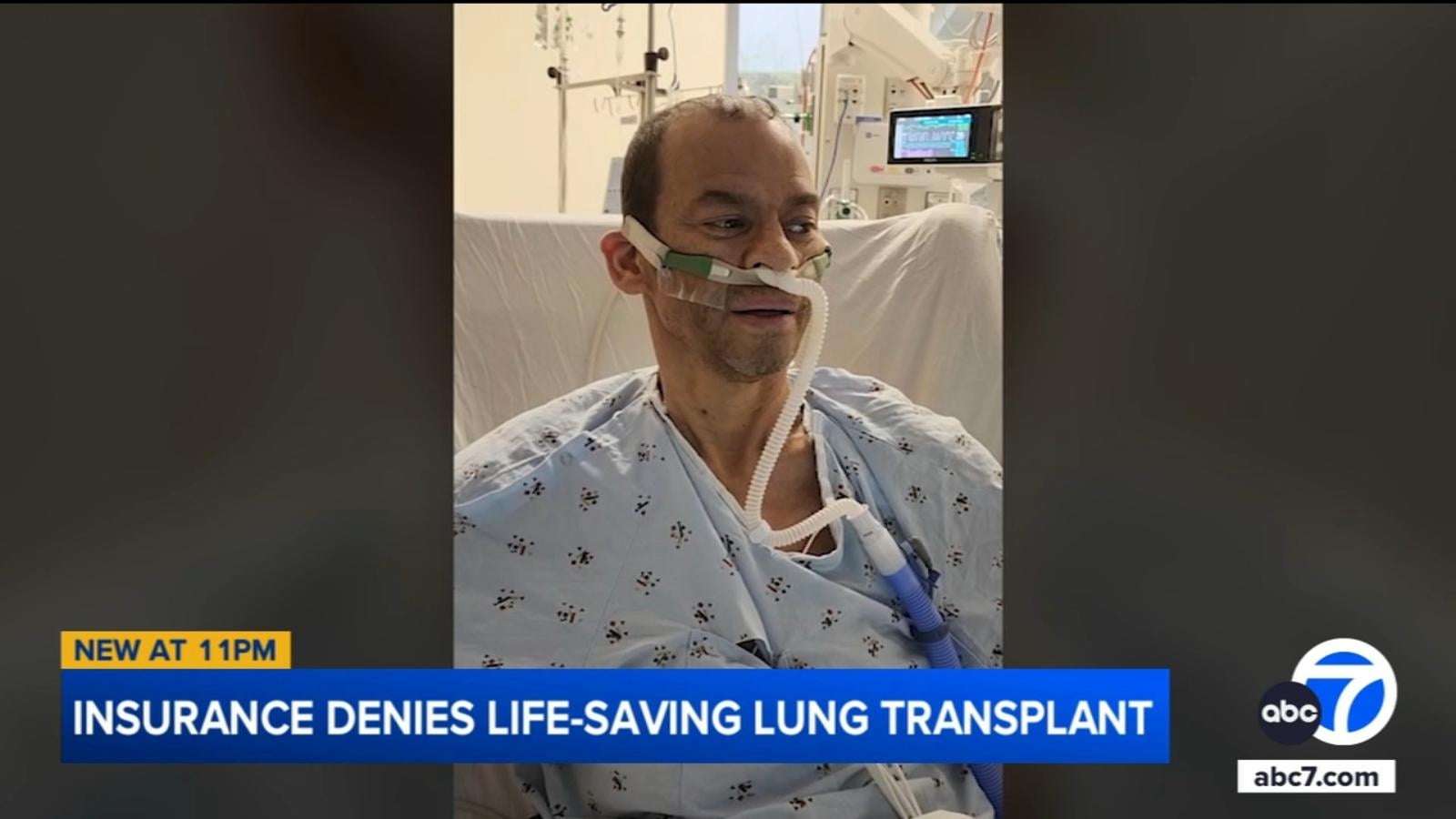 image for Insurance denies man a life-saving lung transplant as he was preparing for procedure