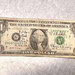 image for Just received this dollar. I hope whoever wrote this is doing well.