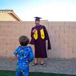image for [OC] Finally getting my Master's! 40 with a 4.0! It's never too late, y'all. Congrats, grads!