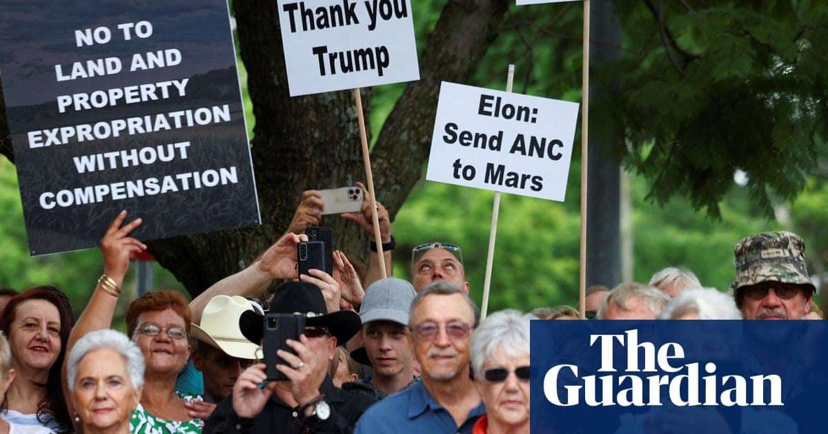 image for US grants asylum to 54 white Afrikaner South Africans, reports say