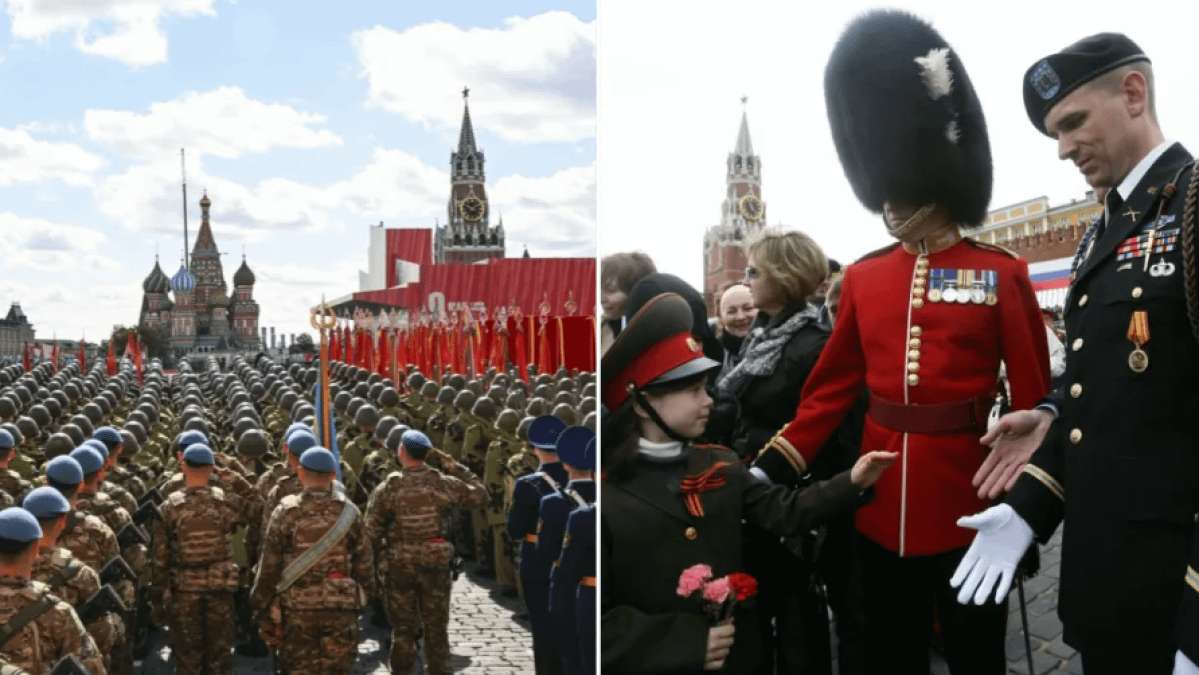 image for The Moscow parade pictures that show how far Russia has fallen in 15 years