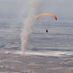 image for [OC] First time paragliding today. Yup, that’s a tornado.