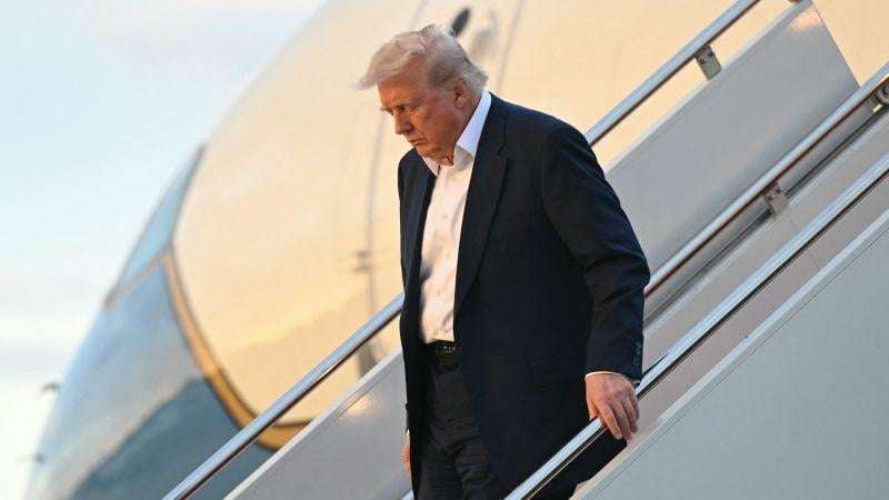 image for Trump says US government plans to accept luxury jet following reports of multimillion-dollar gift from Qatar