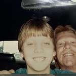 image for The last picture of my dad and me before he died on the job in 1988. Still my favorite selfie.