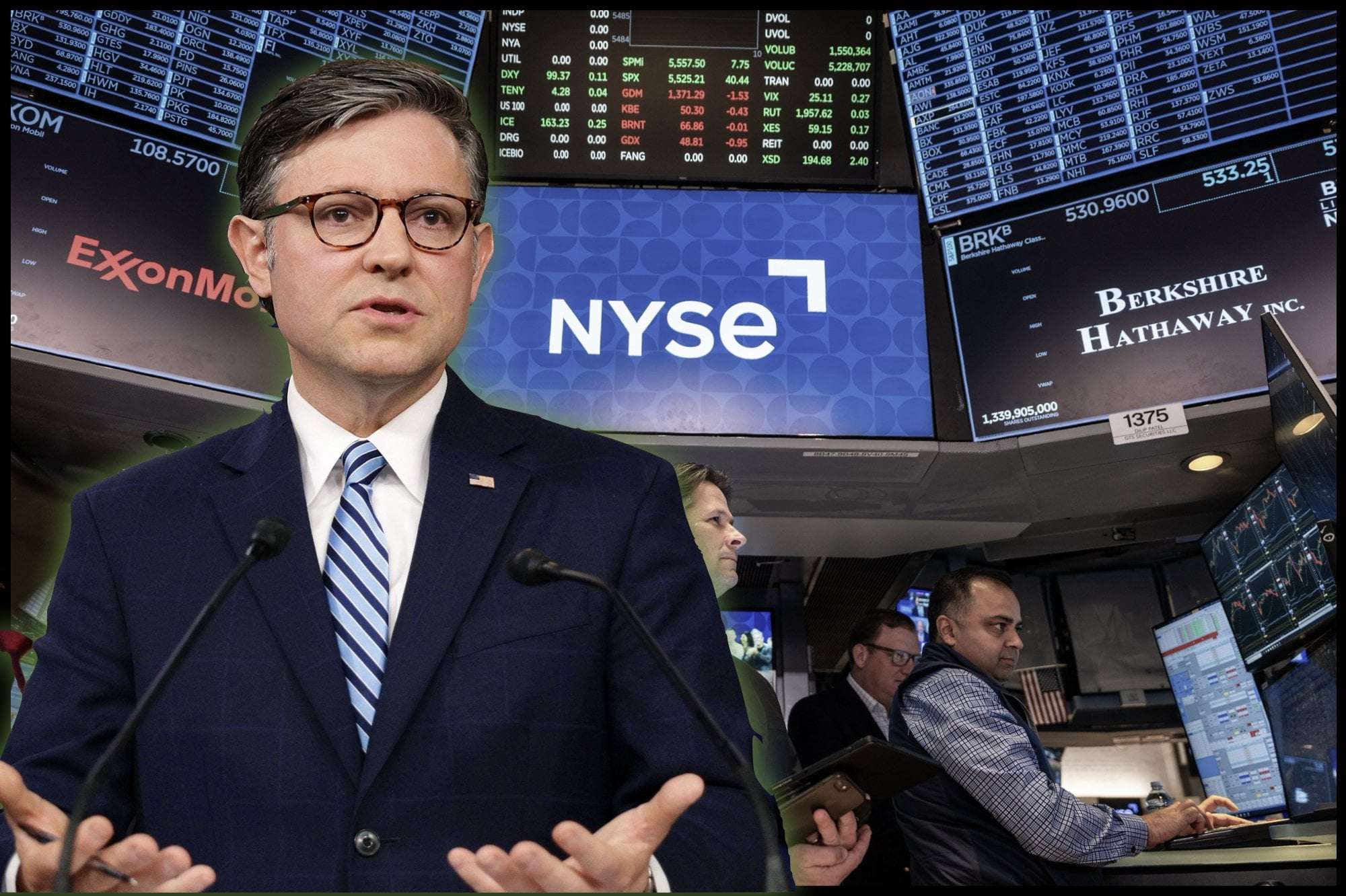 image for Mike Johnson Argues Congress Needs Stock Trading to 'Support Their Families' Due to 'Frozen' Salaries