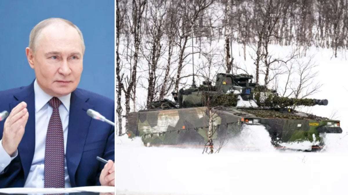image for Putin sends combat troops and spies to Finland's border as Nato tensions grow