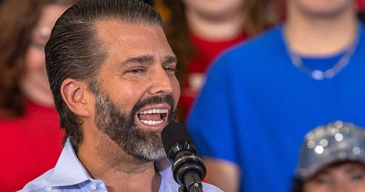 image for Donald Trump Jr. Ripped Over 'Disgusting' Post On Biden's Cancer