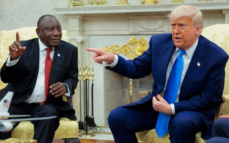 image for South African President Calls Out Trump: ‘I’m Sorry I Don’t Have a Plane to Give You’