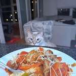 image for The chilling final moments of a pasta herd with their predator lurking in the background…