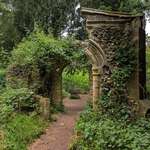 image for Found a ruin, with a Plague Stone, dating back to around 1350, today, Bury St Edmunds, UK