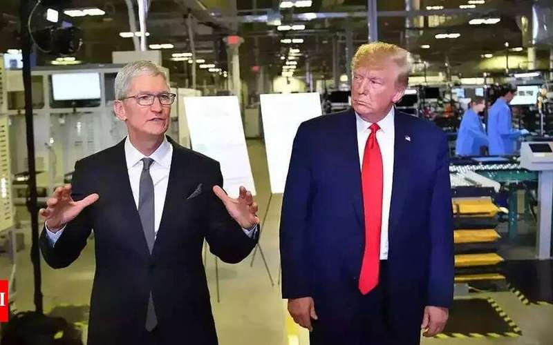 image for Donald Trump to Apple: That's Okay, you go to India but you're not going to sell in America without ...
