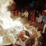 image for Christians burning Harry Potter books amongst other items, New Mexico (2001).