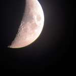 image for Man on the moon smiling at us all. Taken minutes ago