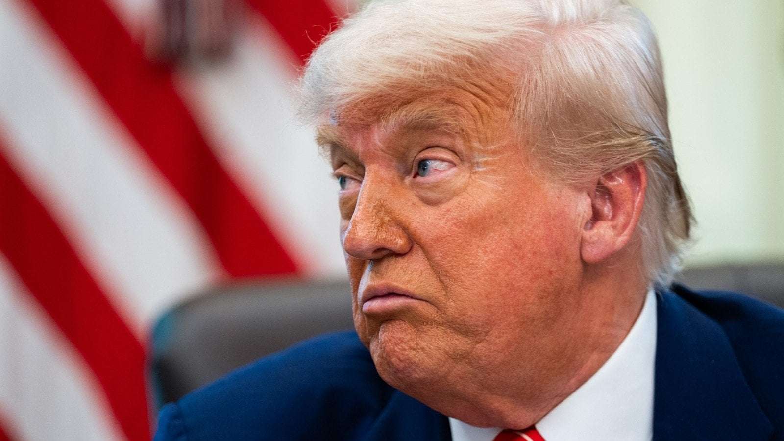 image for Trump Spreads Bizarre Conspiracy Theory That Biden Was Executed and Replaced by a Robot Clone