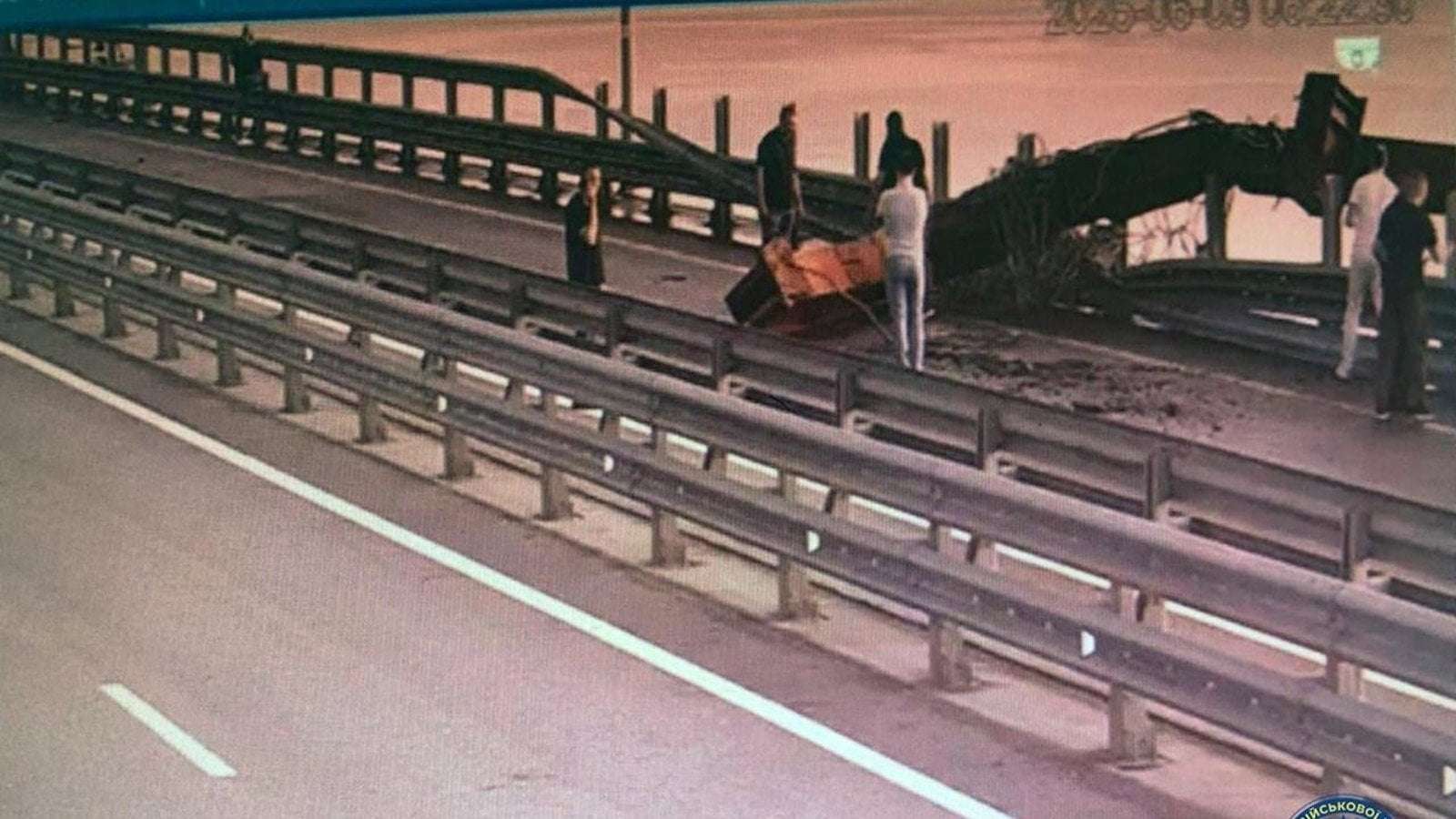 image for Ukraine claims new underwater bomb attack on Russia's Crimean Bridge