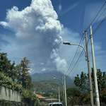 image for Today’s Mount Etna eruption seen from 15km away