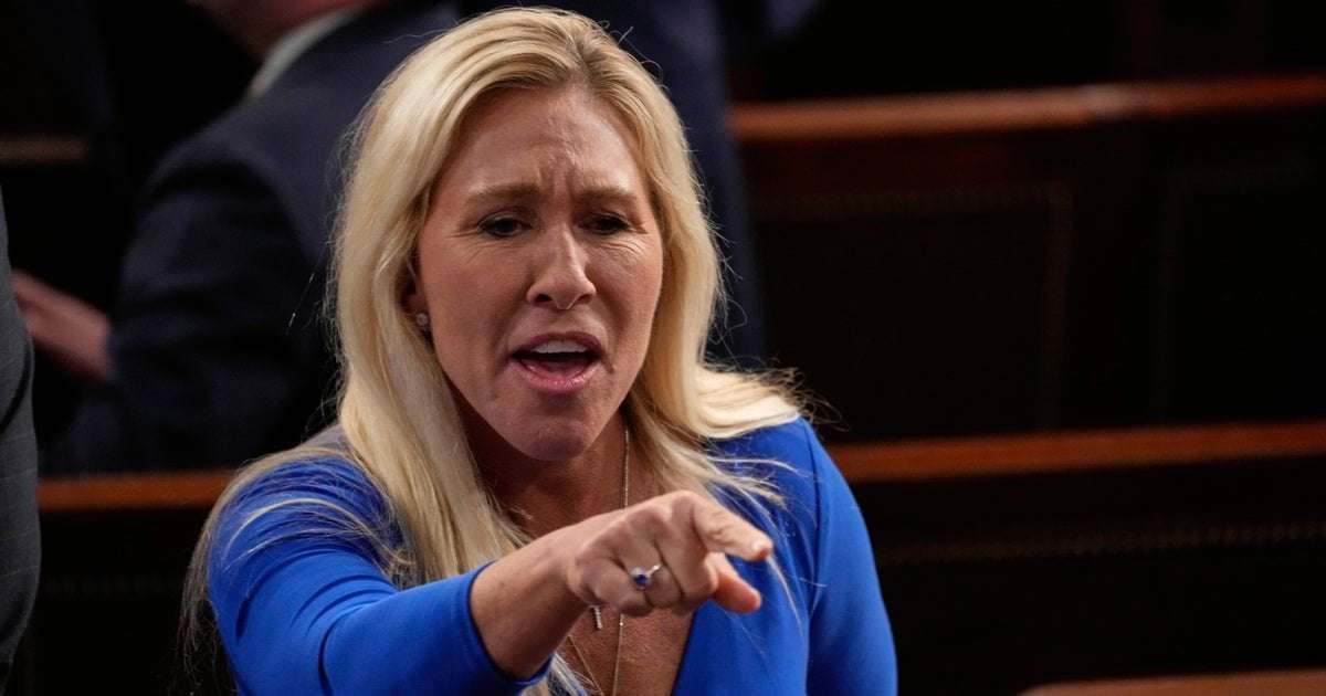 image for Marjorie Taylor Greene Freaks Out After She Finally Reads Bill She Voted For