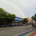 image for [OC] Double rainbow in Boystown, Chicago