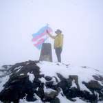 image for On Friday, the transgender pride flag was flown from the highest point in the UK [OC]